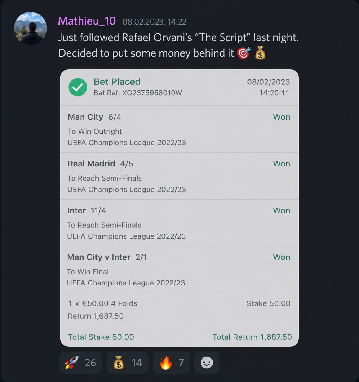Reaction screenshot
